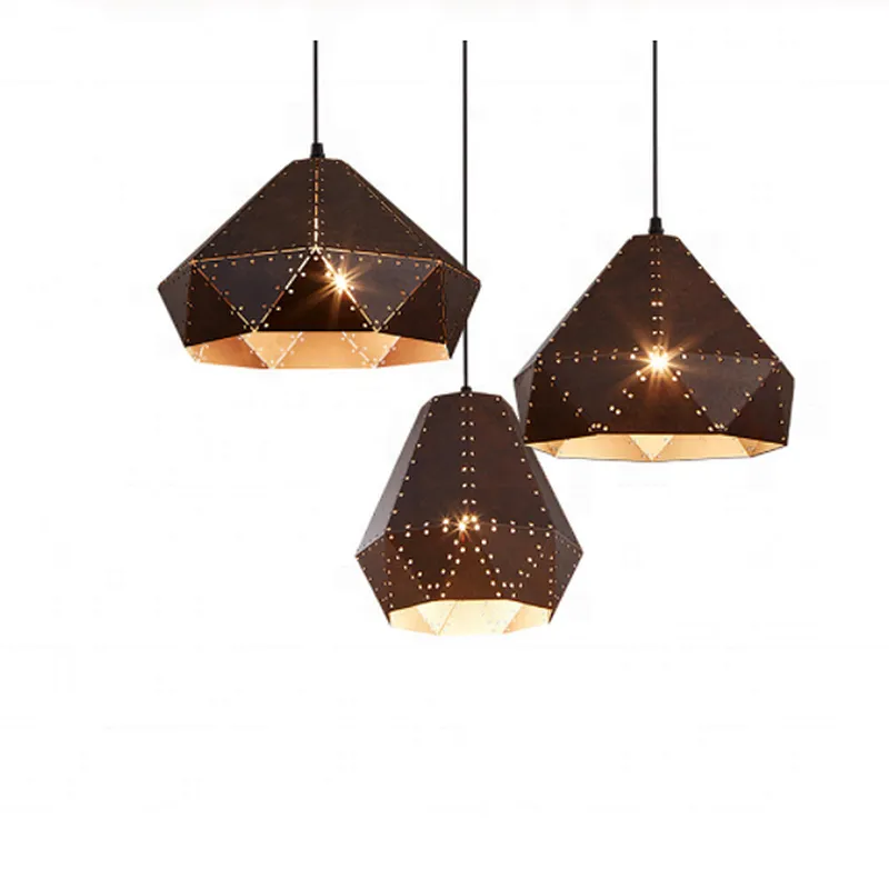 Vintage Cage Pendant Light Sconce Hanging Droplight Loft Industrial Hanging Lamp for Living Room