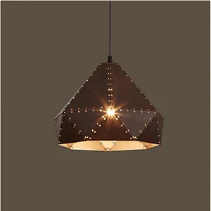 Vintage Cage Pendant Light Sconce Hanging Droplight Loft Industrial Hanging Lamp for Living Room