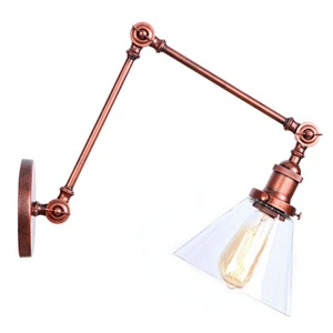Designers Mediterranean Country Vintage Glass Wall Lamps Restaurant Coffee Decoration Wall Lamp