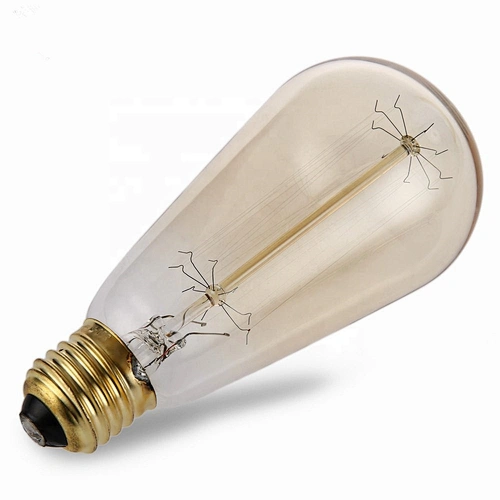 Loft Industrial Vintage Edison Bulb ST64 40W 220V Decorative Filament Lamp