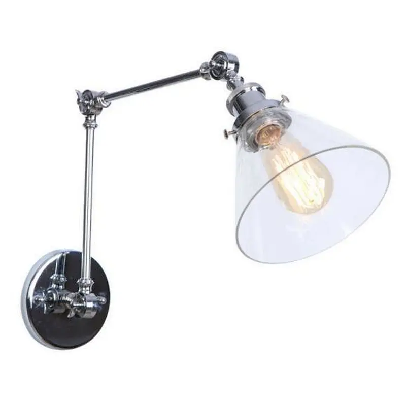 Designers Mediterranean Country Vintage Glass Wall Lamps Restaurant Coffee Decoration Wall Lamp