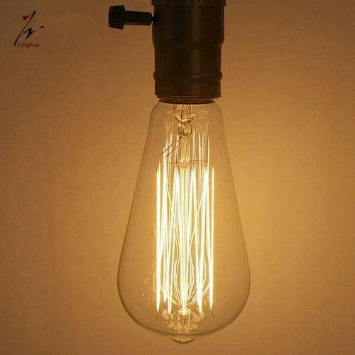 ST64 40w 60w Retro Edison Bulb E27 110v 220v Filament Vintage Light Bulbs