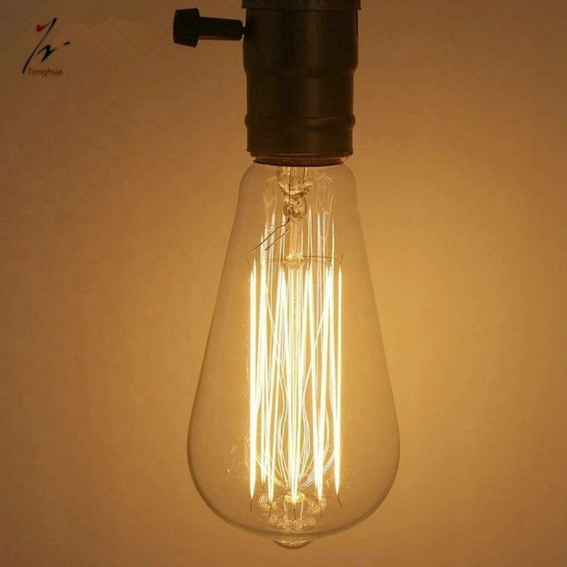 ST64 40w 60w Retro Edison Bulb E27 110v 220v Filament Vintage Light Bulbs