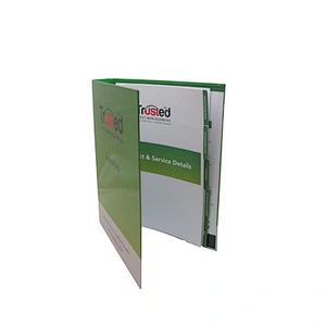 custom hard cover office stationery file folder