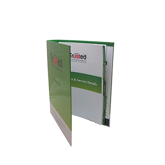 custom hard cover office stationery file folder