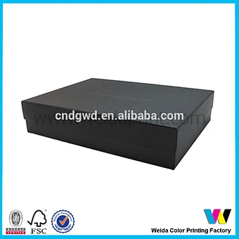 Custom lid and base cardboard jewelry packaging box