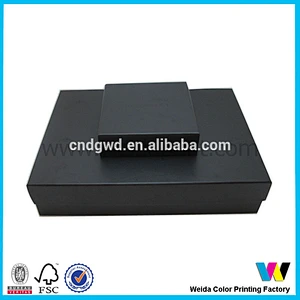 Custom lid and base cardboard jewelry packaging box