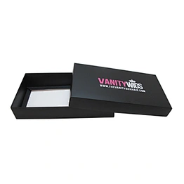 Logo printed custom hair extension packaging wig box