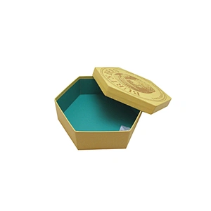 Custom high quality cardboard pentagon shape box