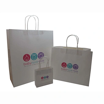 Eco-friendly custom kraft paper bag for apparel