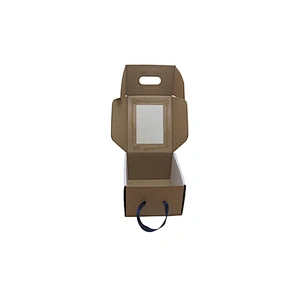 One sheet folding small corrugated box for baby shoe