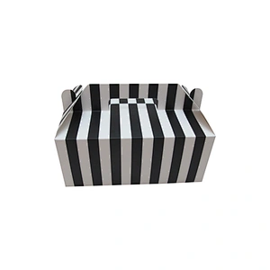 Custom mixed packaging cake box for food with handle