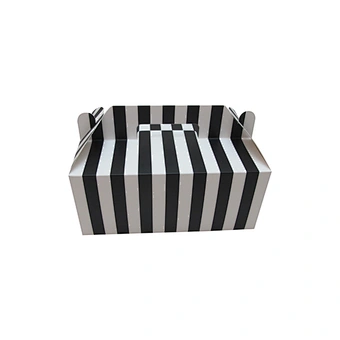 Custom mixed packaging cake box for food with handle