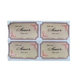 Adhesive letters stickers