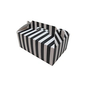 Custom mixed packaging cake box for food with handle