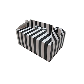 Custom mixed packaging cake box for food with handle