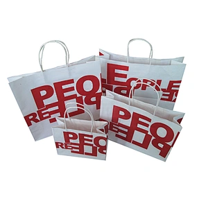 Eco-friendly custom kraft paper bag for apparel