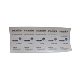 Self adhesive gold sticker