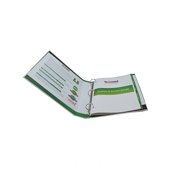 custom hard cover office stationery file folder