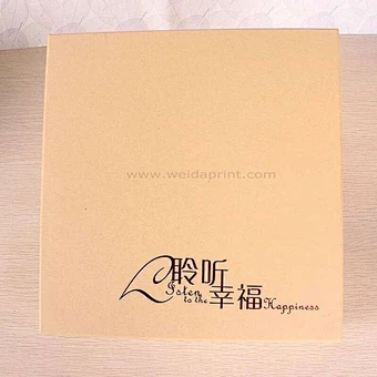 Paper elegant wedding album box manufacturer in Dongguan