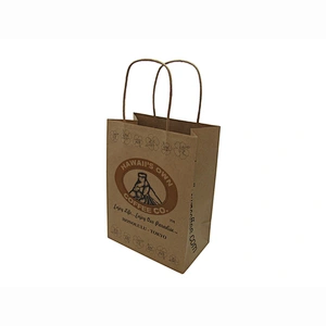 Recycled fancy promotional paper bag kraft paper