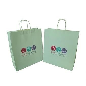 Eco-friendly custom kraft paper bag for apparel