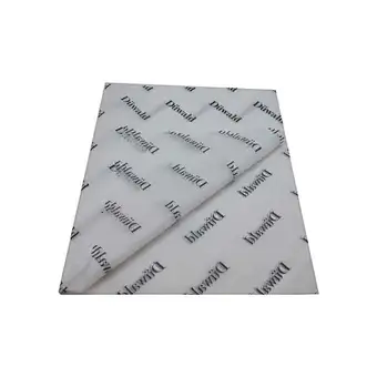 wholesale custom black printing logo gift tissue paper