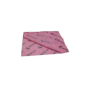 wholesale custom black printing logo gift tissue paper