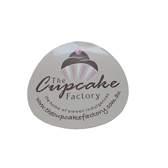 Custom labels for cake