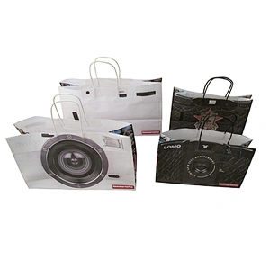 Eco-friendly custom kraft paper bag for apparel