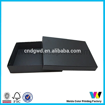 Custom lid and base cardboard jewelry packaging box