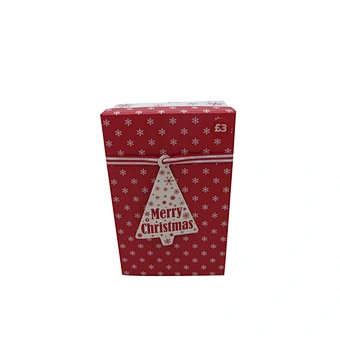 Merry christmas 2017 custom gift box packaging luxury