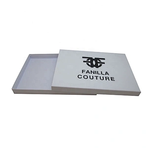 Custom logo printed Clothing packaging cardboard box