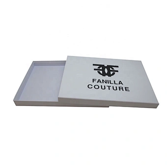 Custom logo printed Clothing packaging cardboard box
