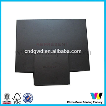 Custom lid and base cardboard jewelry packaging box