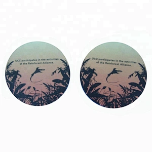 custom round paper bar coaster cup coaster