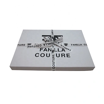 Custom logo printed Clothing packaging cardboard box