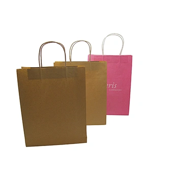 Eco-friendly custom kraft paper bag for apparel