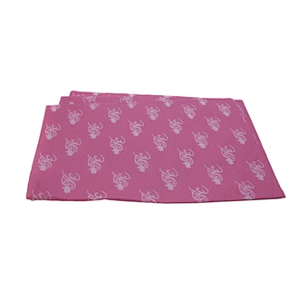 Custom white gift wrapping tissue paper with company logo