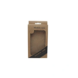 Custom cheap kraft/art card hanging mobile phone case packaging with PVC window