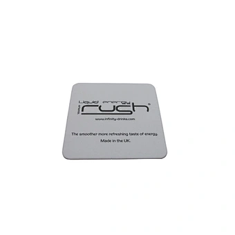 Square paper beer coaster