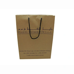 Recycled fancy promotional paper bag kraft paper