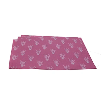 Custom white gift wrapping tissue paper with company logo