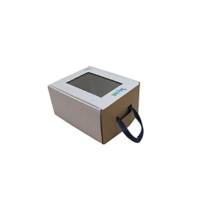 One sheet folding small corrugated box for baby shoe