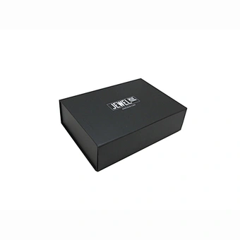 2017 Custom matte black magnetic closure cardboard folded box