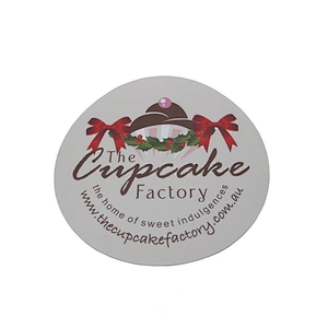 Custom labels for cake