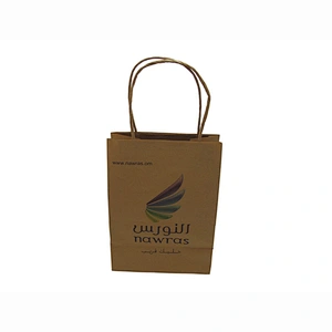 Recycled fancy promotional paper bag kraft paper