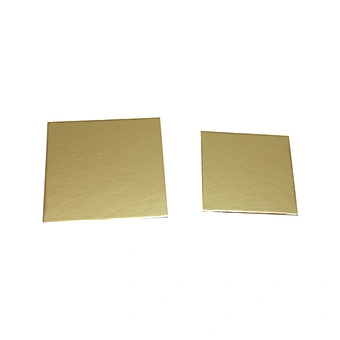 Custom different shape gold cake board rectangle