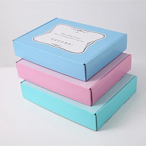 Corrugated cardboard paper shipping box custom wholesale