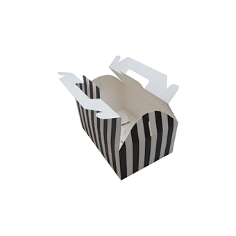 Custom mixed packaging cake box for food with handle